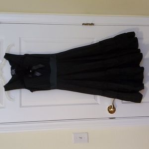 Hearts & Roses Black Tiered Dress Size USA4